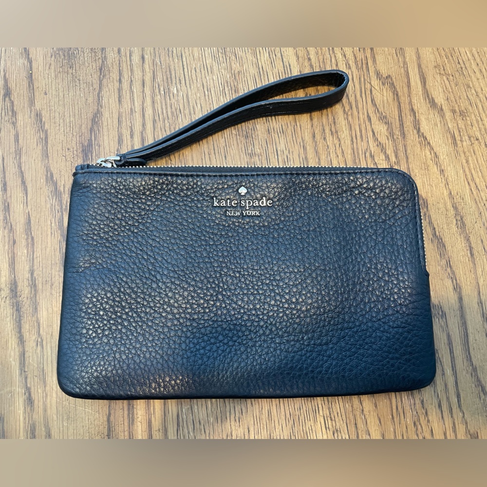 Kate Spade Pebbled Leather Wristlet